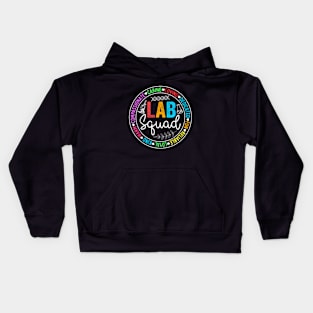 Lab Squad Funny Lab Week 2024 Medical Laboratory Technician Kids Hoodie